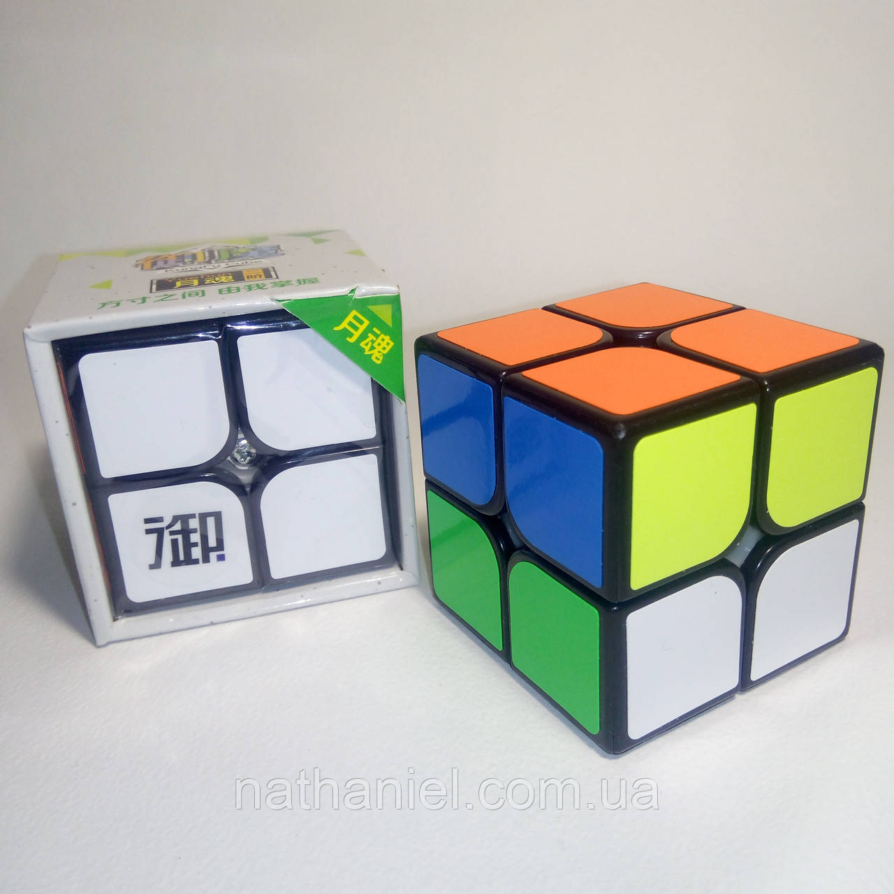 Кубик Рубіка 2х2 KungFu Yuehun Black (кубик-рубіка)