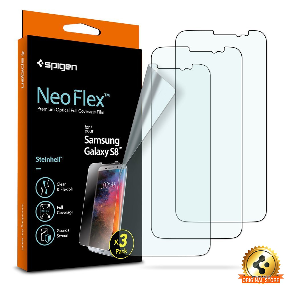 Захисна плівка Spigen для Samsung S8 Neo Flex, 3 шт (565FL21781)