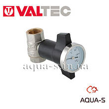 Кран з термометром Valtec DN 1/2" кульовий латунний (Італія) VT.808.N.04