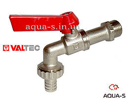 Кран зі штуцером Valtec DN 3/4" водорозбірний латунний (Італія) VT.051.N.05