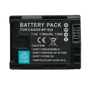Акумулятор Canon BP-820,1780 mAh, фото 2