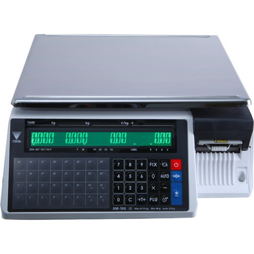 Ваги торговельні з чекодруком Digi SM 100CS B 15 кг
