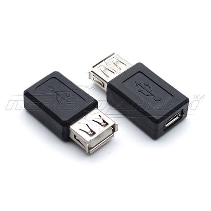 Перехідник USB AF - micro USB AF, фото 2