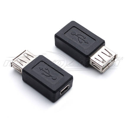 Перехідник USB AF - mini USB AF, фото 2