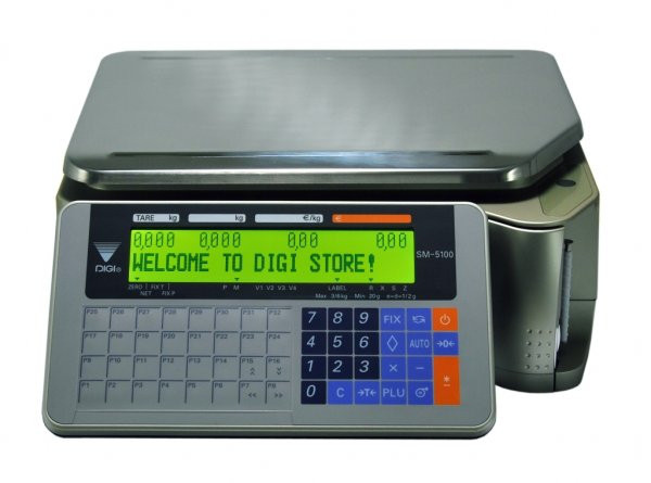 Ваги з друком етикетки до 30 кг Digi SM-5100 В