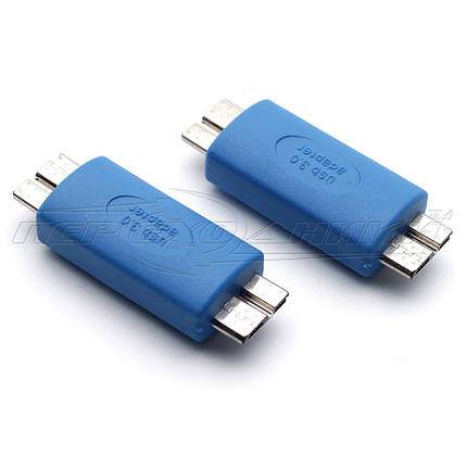 Перехідник USB 3.0 micro BM - micro BM, фото 2