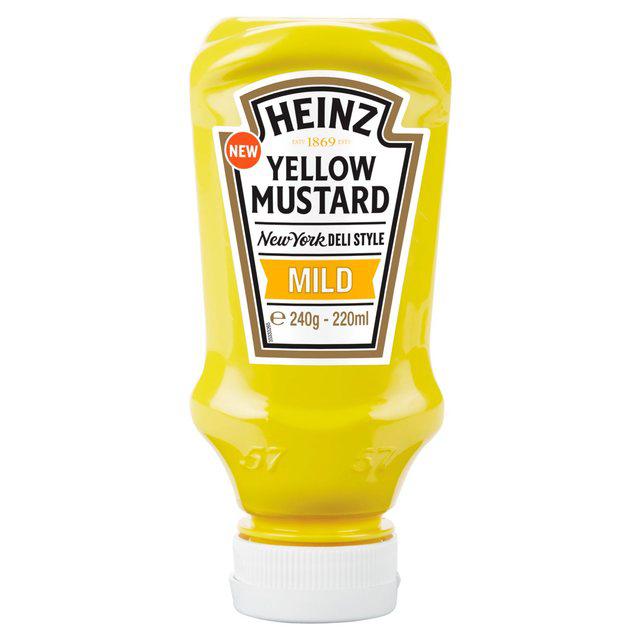 Горчица HEINZ YELLOW MUSTARD  MILD, 215 мл. Германия , фото 1