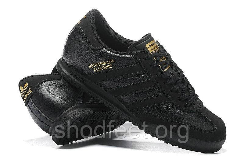 Adidas beckenbauer trainers black online