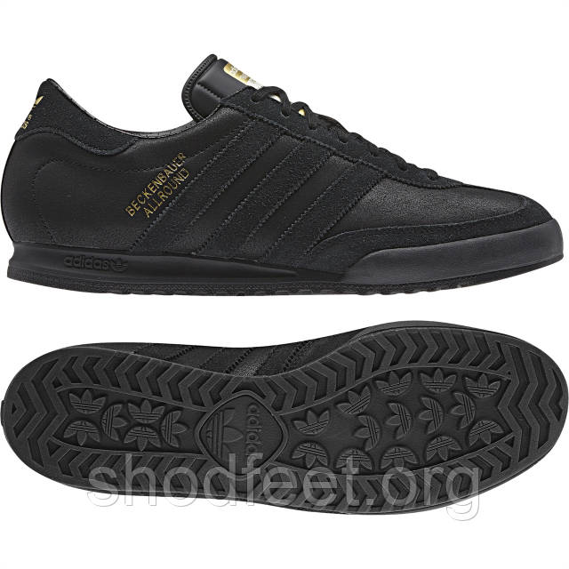 Adidas beckenbauer trainers black hotsell