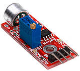 Модуль мікрофонного підсилювача Arduino, Модуль звукових коливань KY-037, фото 2