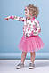Дитячий костюм для дівчинки трійка "Зайчик", фото 2