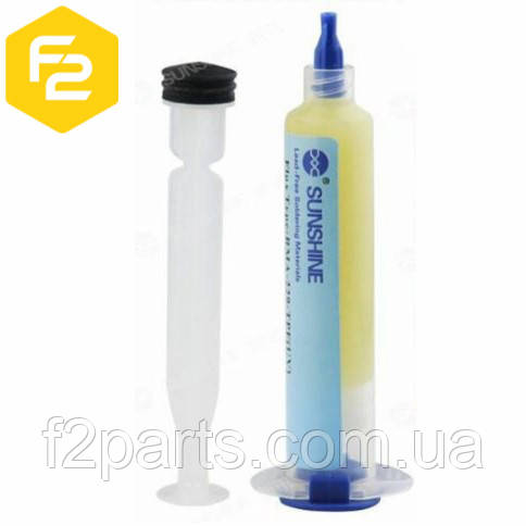 Флюс-гель Sunshine RMA-229-TPF(UV) [10 мл] для безолив'яного паяння SMD, BGA — аналог Amtech-559