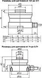 Тензодатчик колонний NHS-A10t, 22t, аналог HBM RTN, фото 2