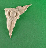 Дерев'яний різьблений декор для меблів/ Декор кутовий/ Код ДУ14