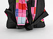 Жіночий рюкзак рожевий піксель, прикольний, місткий на кожен день текстиль водонепроникний, фото 7
