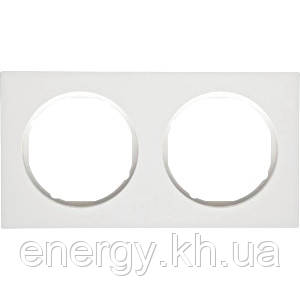 Рамка 2-ва пластик/полярна білизна Berker R. 3, фото 1