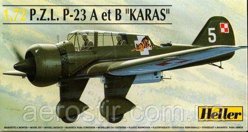 P.Z.L. P-23 A et B 'KARAS' 1/72 HELLER 80247