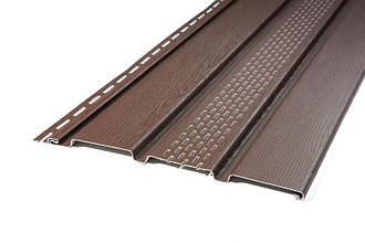 Панель софіт Т-20 коричневий із перфорацією