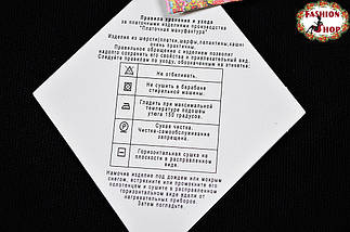 Чорна павлопосадська вовняна хустка Регіна, фото 6
