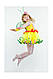 Метелик" Лимонница" карнавальний костюм для дівчинки, фото 2