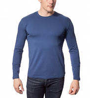 Реглан, лонгслив чоловічий, футболка з довгим рукавом Hector синій однотонний розмір М