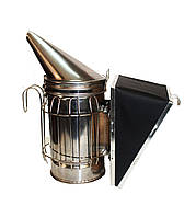 Димар пасічний з Нержавіючої сталі, міх знімний зі шкірозамінника. Огорожа з прута Ø 2