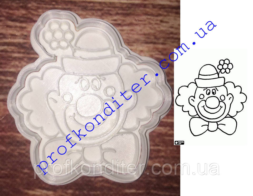 Вирубка Клоун з відбитком, фото 1