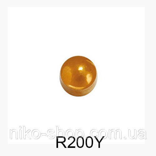 Сережки-голки STUDEX Кулька 3мм (позолота) (медична сталь)