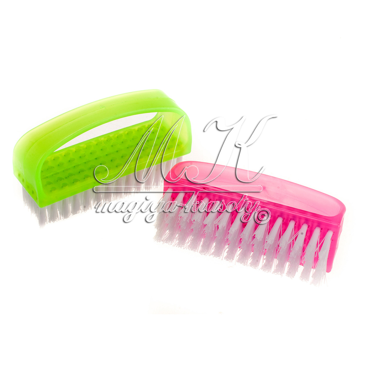 Щітки для нігтів, фігурна ручка (прасочка) велика, 2 шт./пач.