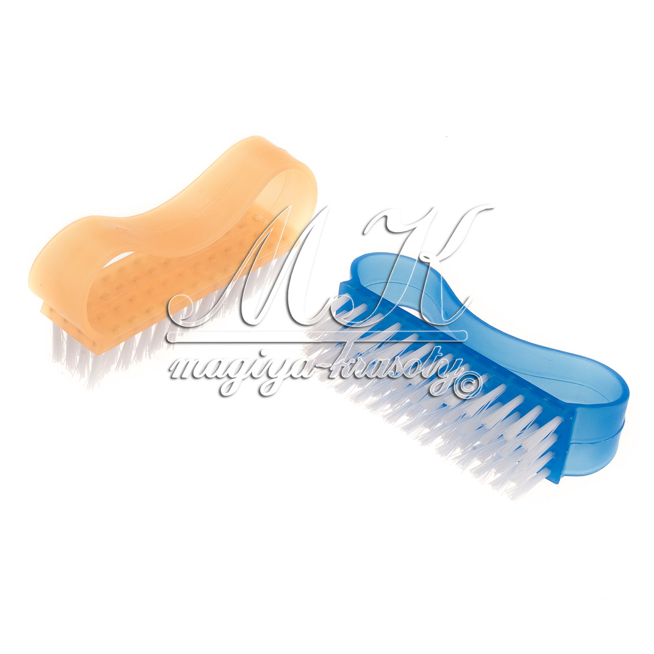 Щітки для нігтів, фігурна ручка (прасочка) велика, 2 шт./пач.