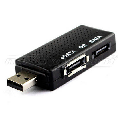 Конвертор USB 2.0 to SATA/eSATA, фото 2