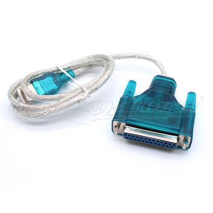 Кабель USB 2.0 to LPT DB25 паралельний порт IEEE 1284 25pin, High Quality, 1.5 м, фото 2