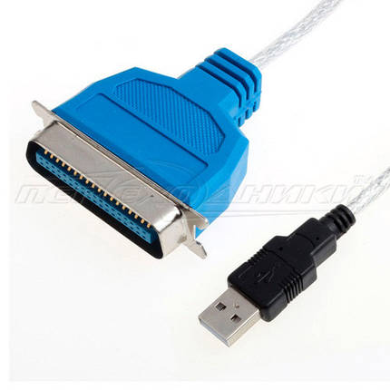 Кабель USB 2.0 to LPT DB36 паралельний порт IEEE 1284 36pin (2305IC), 1.5 м, фото 2