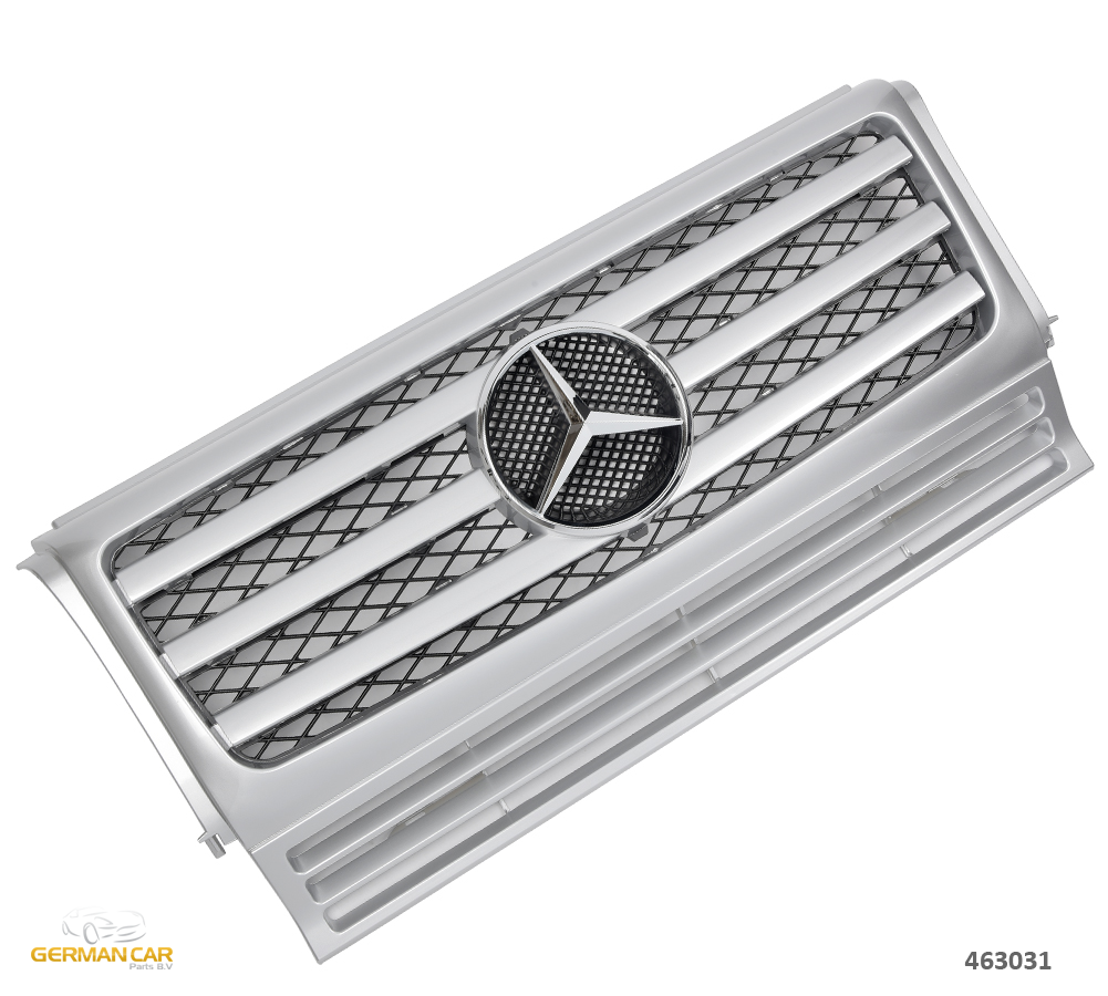 Решітка радіатора Mercedes W463 стиль G55 AMG (срібло)