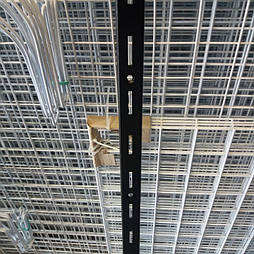 Рейка профіль чорний одинарний