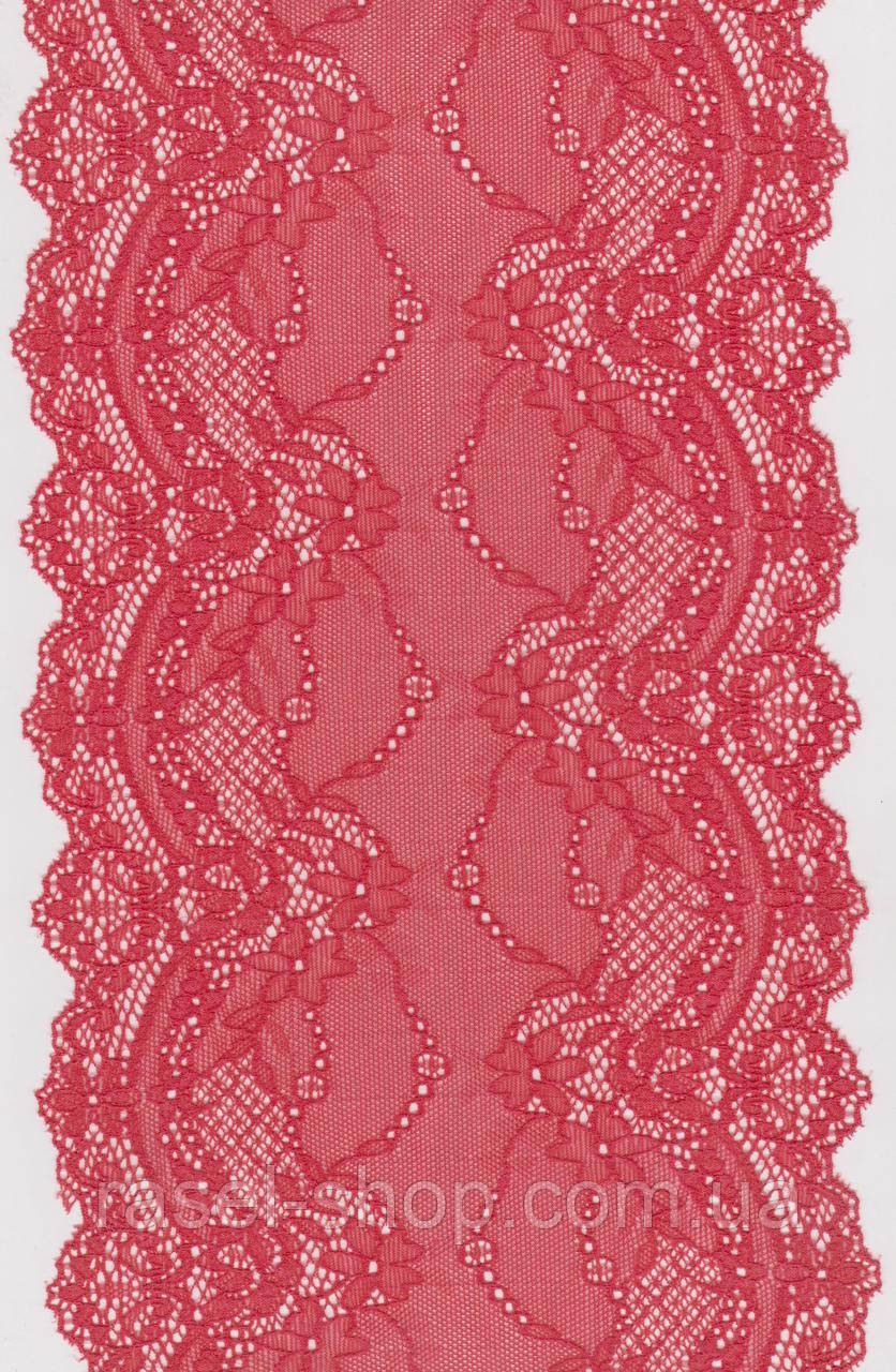 Мереживо стрейч корал 17см 1042-10, фото 1
