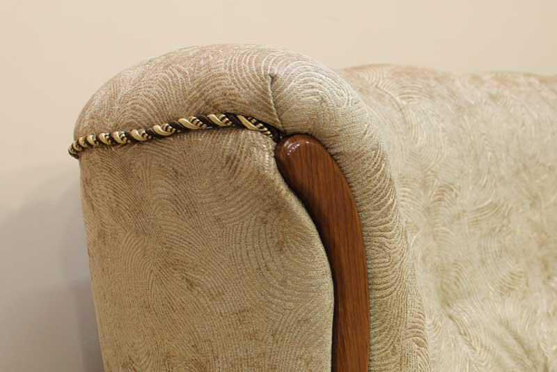 Диван угловой Роксана раскладной ткань Ван Клиф 14 беж (Катунь ТМ) - фото 3 - id-p14795302