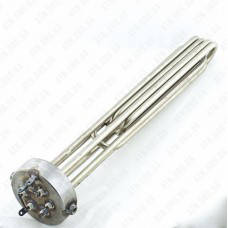 Блок ТЕН 380В ЕКО 15 кВт / 440мм / нержавіючий / з різьбовим фланцем 2,5"