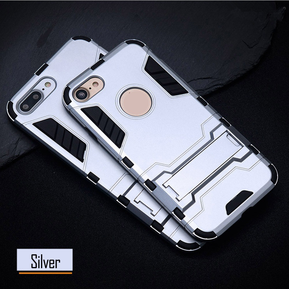 Чохол Apple Iphone 8 Hybrid Armored Case світло-сірий