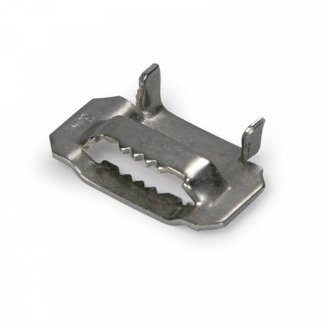 Скріпа з нержавіючої сталі для бандажної стрічки, фото 1