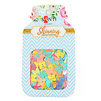 Набір паєток для творчості "Метелики", 12 г, 3 кольору.