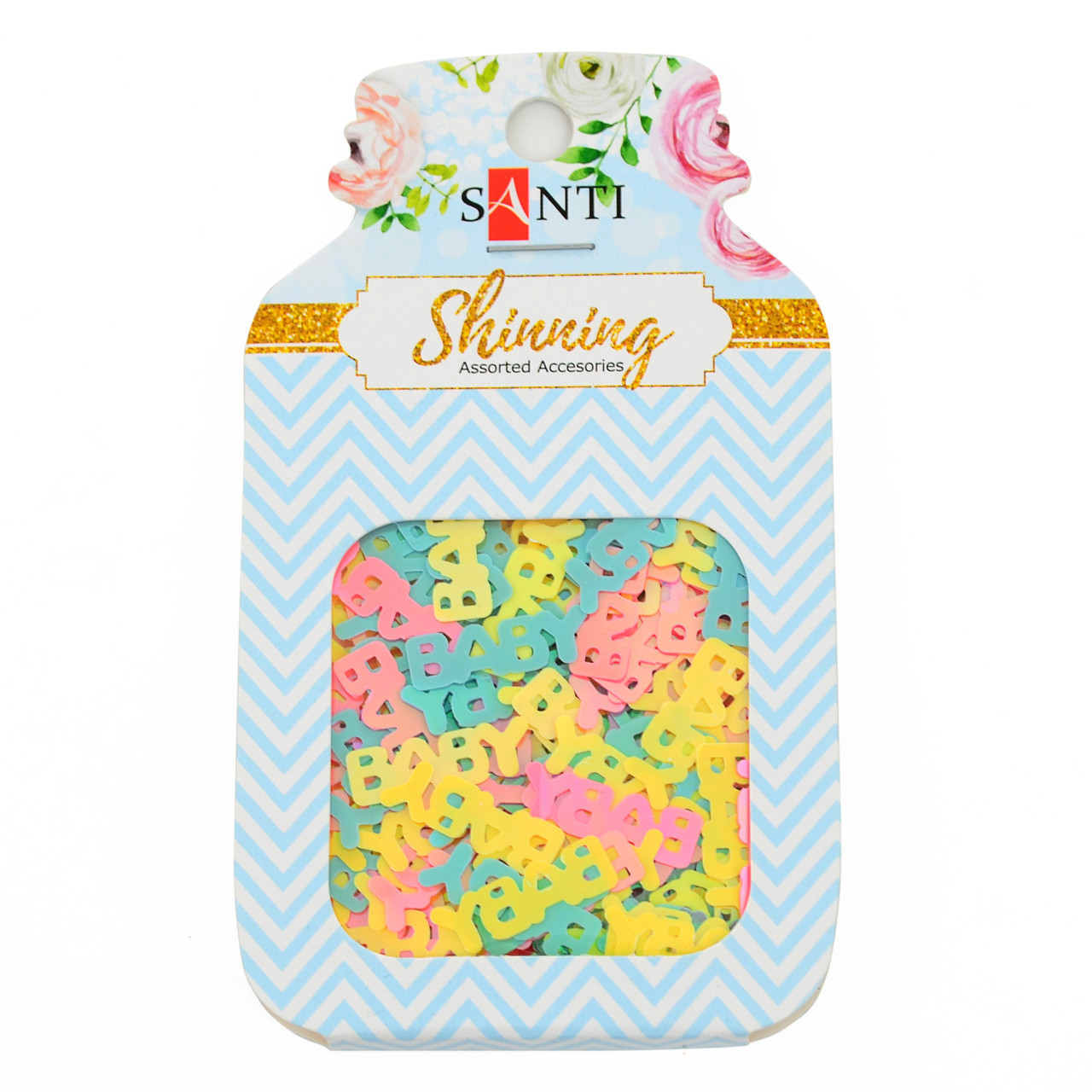 Набір написів для творчості "Baby", 7г, 3 кольору.