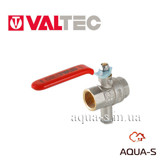 Кран шаровой Valtec DN 3/4" для подключения датчика температуры (Италия) VT.247.N.05 - фото 2 - id-p601980171