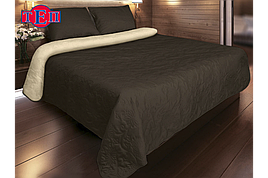 Покривало ТЕП Vintage 220*240 + 2 наволочки 50*70 (Коричневий)