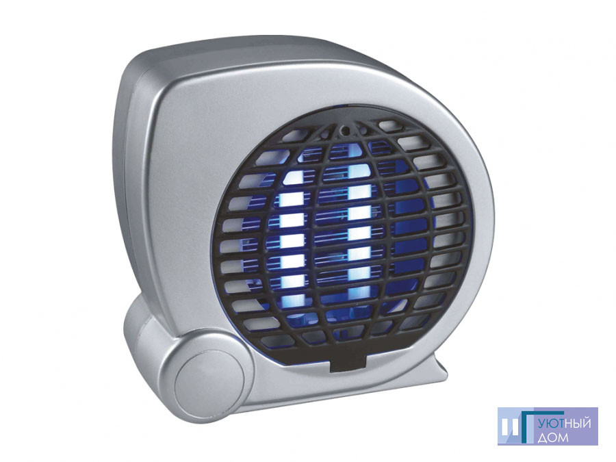 Світильник для знищення комах Delux AKL-15 з вентилятором срібло