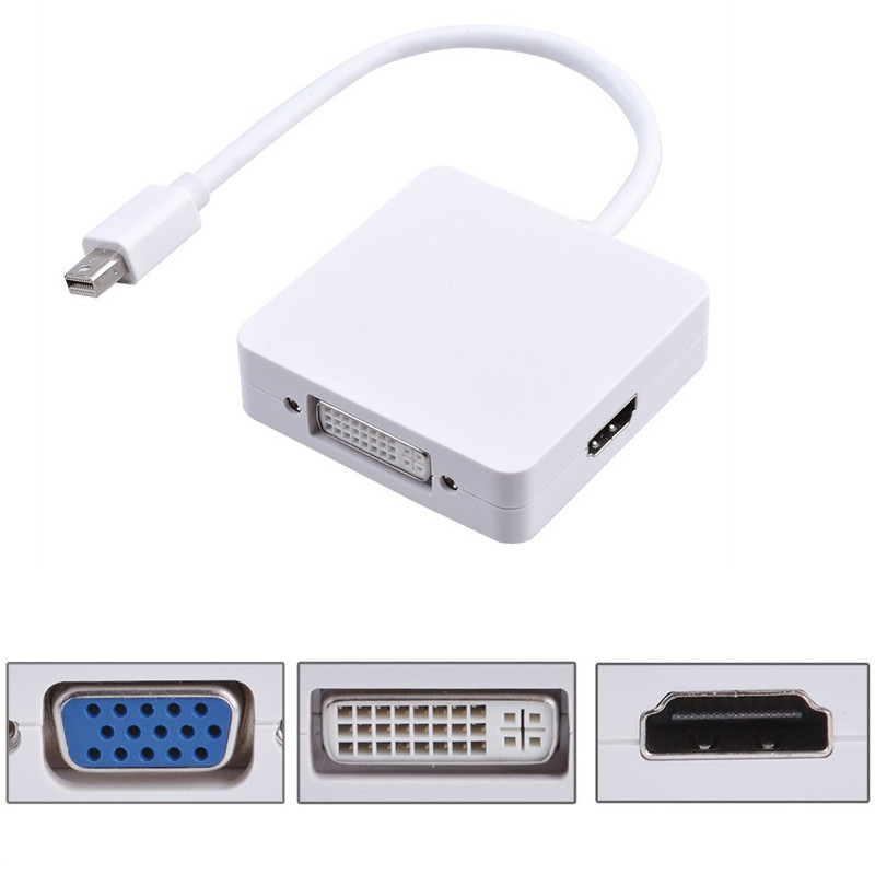 Переходник Apple Mini DisplayPort to HDMI DVI VGA (mini DP thunderbolt) 