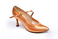 Туфли для танцев женские Стандарт цвет светло-бежевый 23,5р 5 см