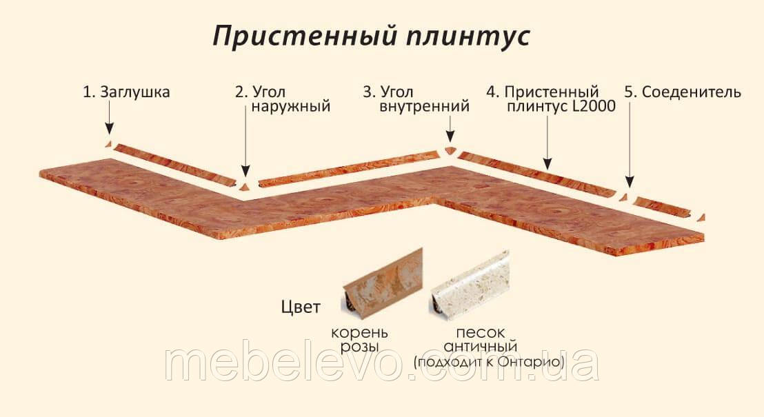 Комфорт Хай-Тек кухня КХ-256 ольха + дуб молочный 3.23 х 1.7 м - фото 6 - id-p64637749