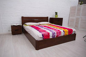 Дерев'яне ліжко підйомним механізмом Айрис Олімп