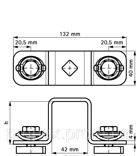 BIS RapidStrut® З'єднувач сідловий 41х41 BUP G2 - фото 4 - id-p655993634